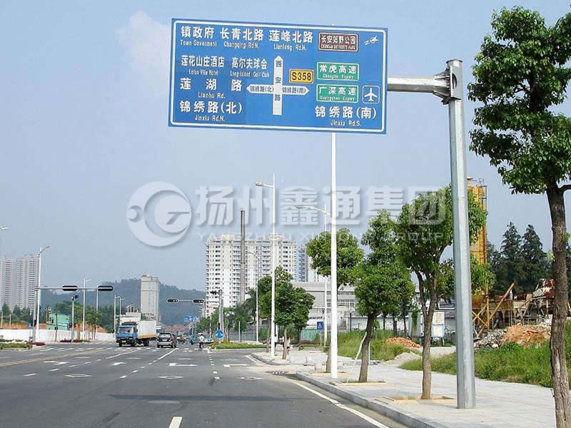 BZG-008，交通標志桿，八棱交通標志桿