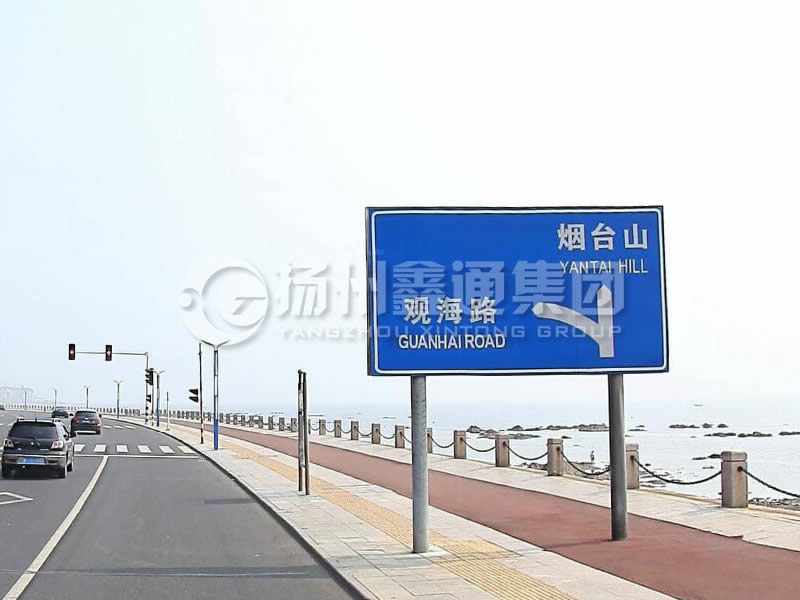 BZG-015，交通標(biāo)志桿，雙柱標(biāo)志桿