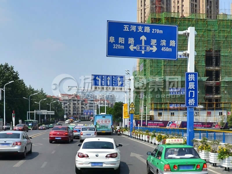 BZG-017，F(xiàn)型交通標志桿，合肥交通標志桿